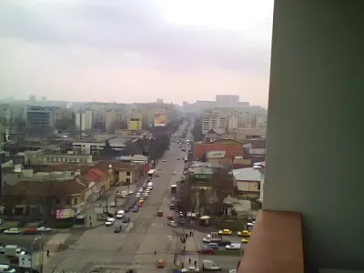 Vedere spre oras de sus apartament de inchiriere Sector 5, București